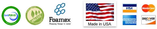 CertiPur-us Organic Foamex Made in USA Payment Methods